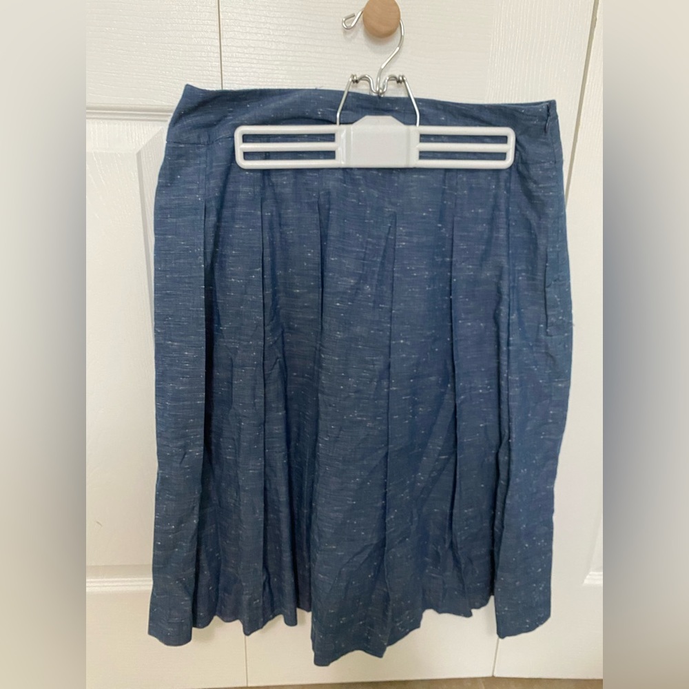 Boden speckled blue/white skirt